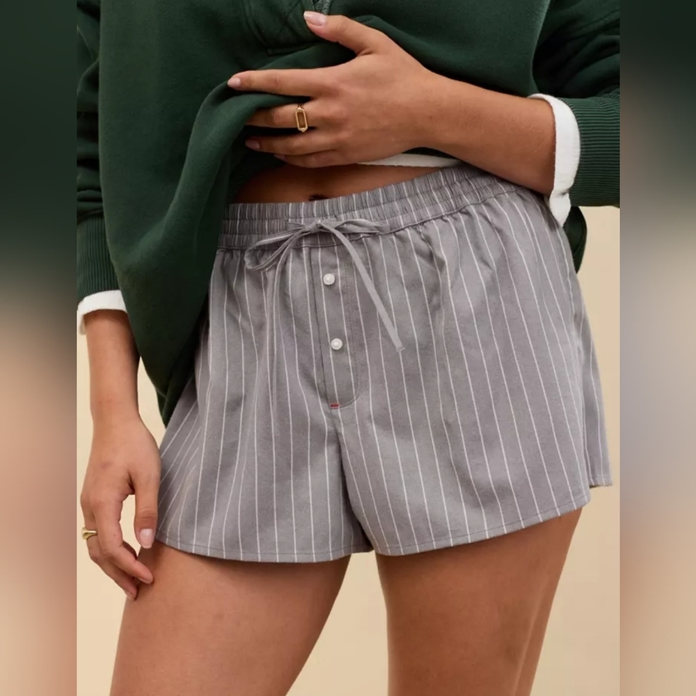 NWT- aerie Off-Duty Flannel Boxer